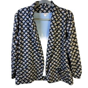 Xhilaration Black and Blue blazer